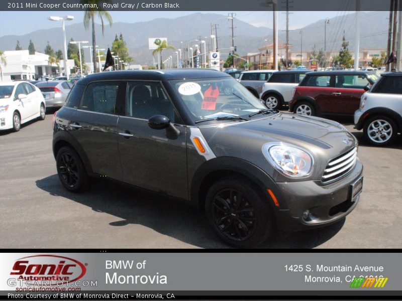 Royal Gray / Carbon Black 2011 Mini Cooper Countryman
