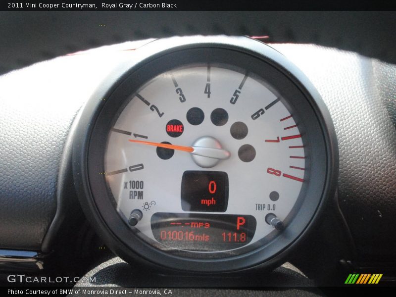 Royal Gray / Carbon Black 2011 Mini Cooper Countryman