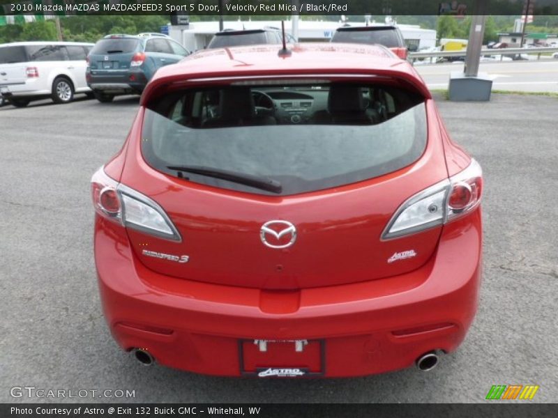 Velocity Red Mica / Black/Red 2010 Mazda MAZDA3 MAZDASPEED3 Sport 5 Door