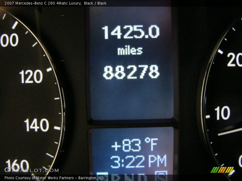 Black / Black 2007 Mercedes-Benz C 280 4Matic Luxury