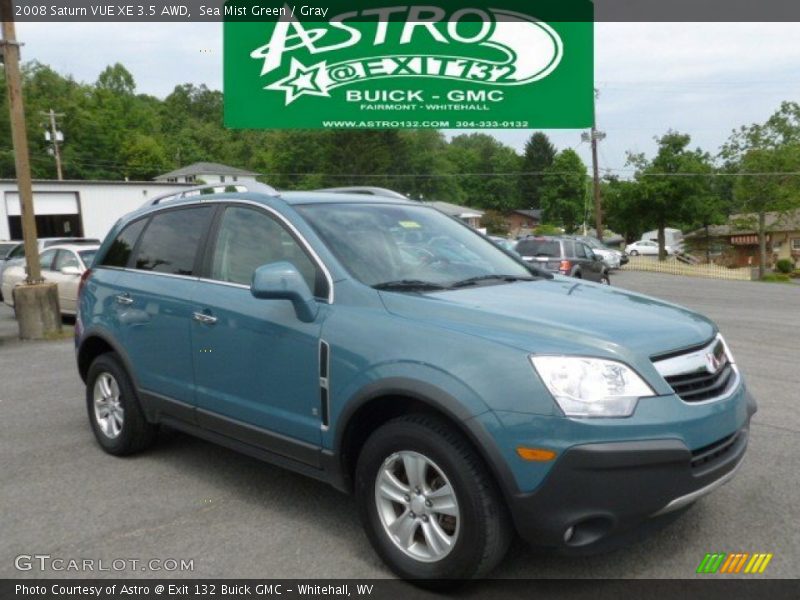 Sea Mist Green / Gray 2008 Saturn VUE XE 3.5 AWD