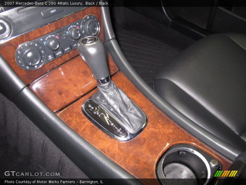 Black / Black 2007 Mercedes-Benz C 280 4Matic Luxury