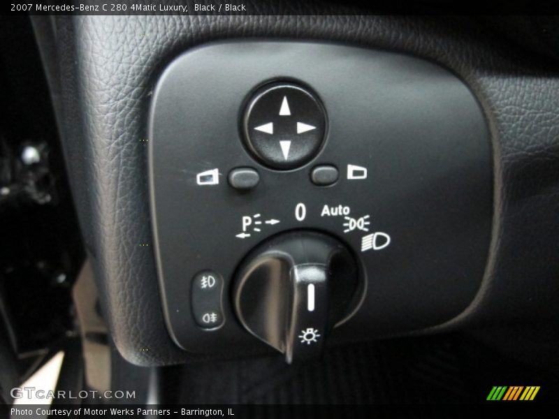 Black / Black 2007 Mercedes-Benz C 280 4Matic Luxury
