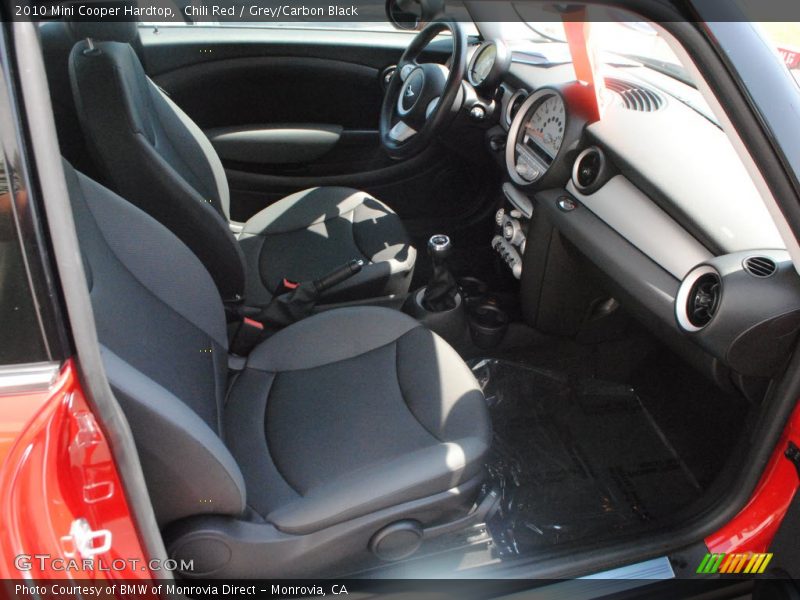 Chili Red / Grey/Carbon Black 2010 Mini Cooper Hardtop