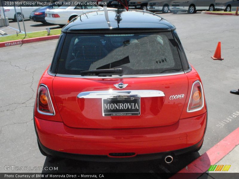 Chili Red / Grey/Carbon Black 2010 Mini Cooper Hardtop