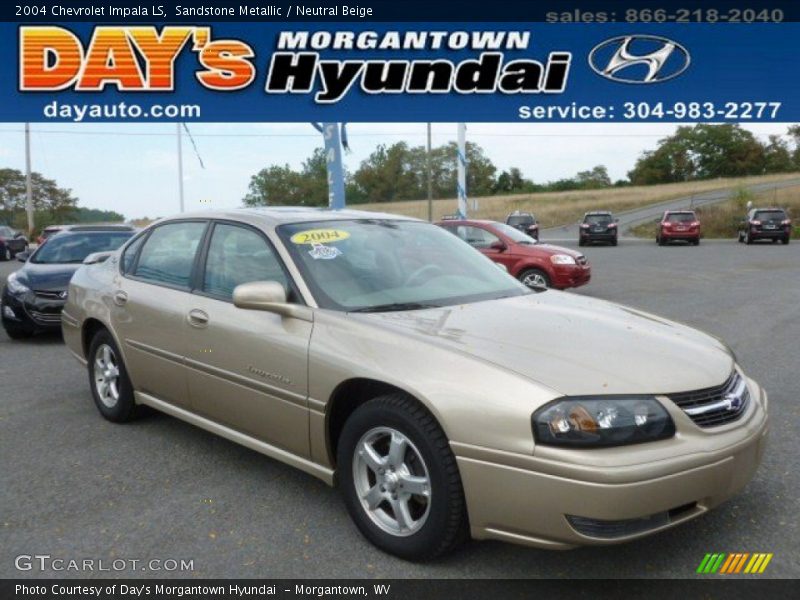 Sandstone Metallic / Neutral Beige 2004 Chevrolet Impala LS