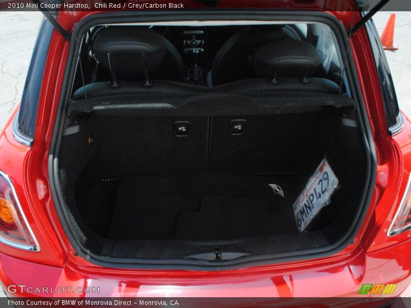 Chili Red / Grey/Carbon Black 2010 Mini Cooper Hardtop