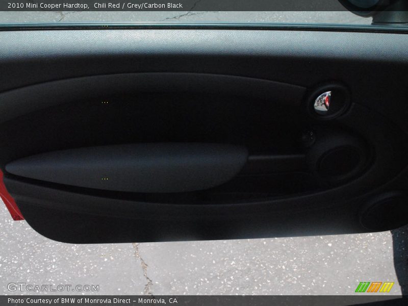 Chili Red / Grey/Carbon Black 2010 Mini Cooper Hardtop