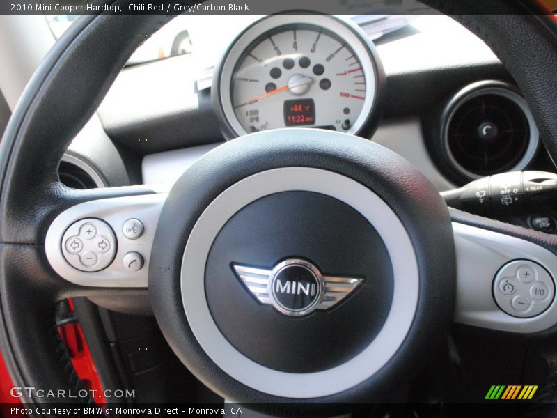 Chili Red / Grey/Carbon Black 2010 Mini Cooper Hardtop