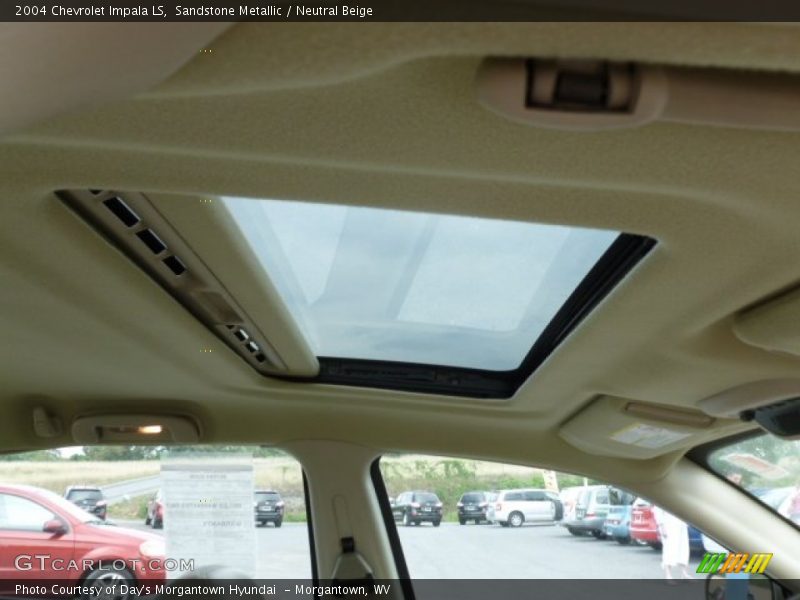 Sunroof of 2004 Impala LS