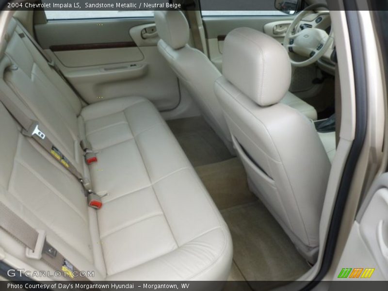 Rear Seat of 2004 Impala LS