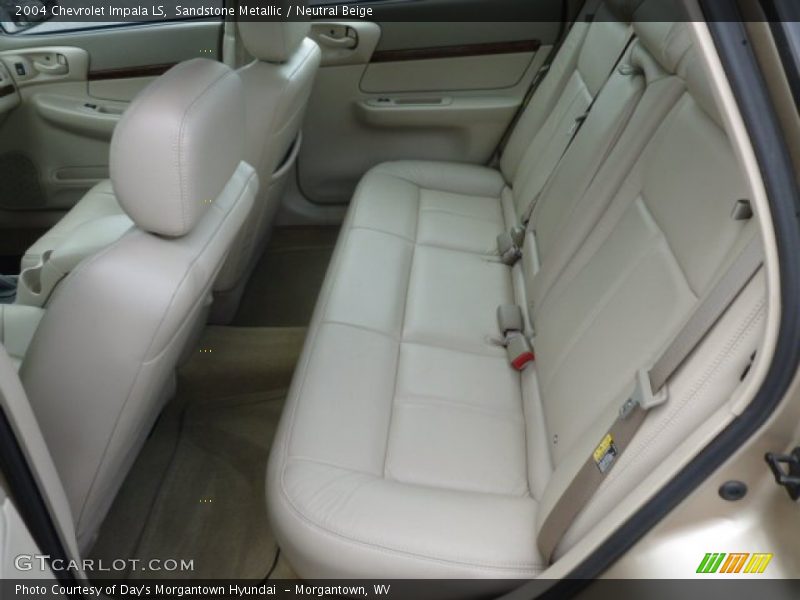 Rear Seat of 2004 Impala LS