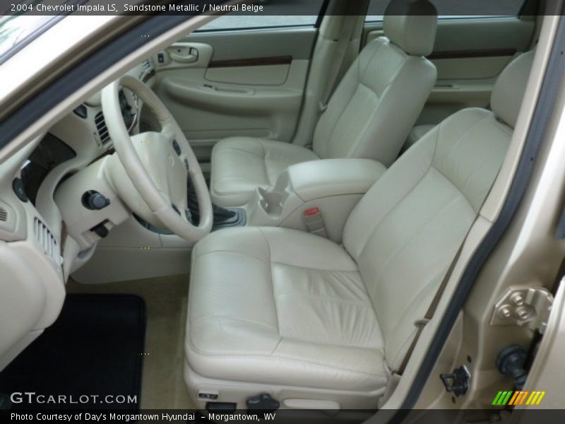 Front Seat of 2004 Impala LS
