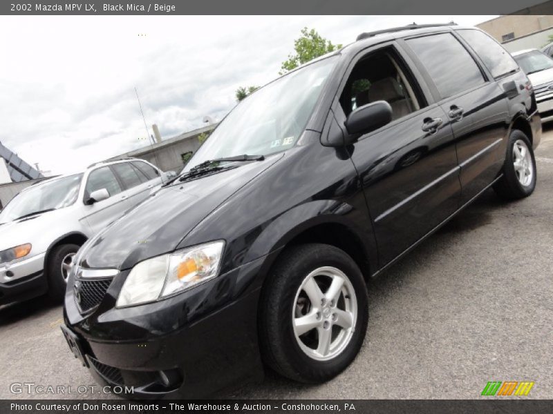 Black Mica / Beige 2002 Mazda MPV LX