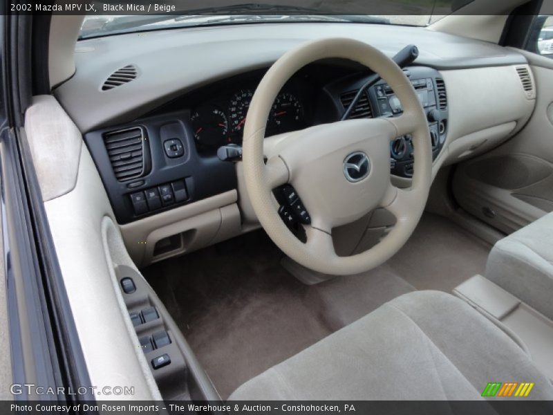 Black Mica / Beige 2002 Mazda MPV LX
