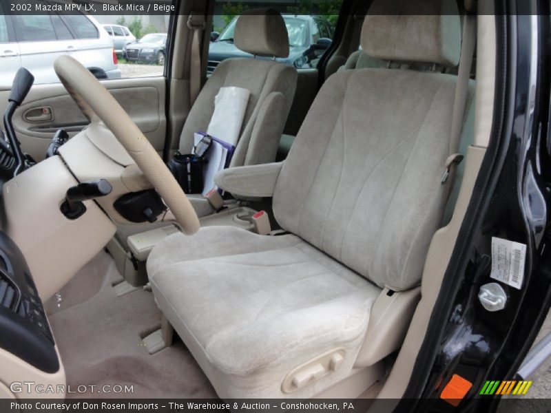 Black Mica / Beige 2002 Mazda MPV LX