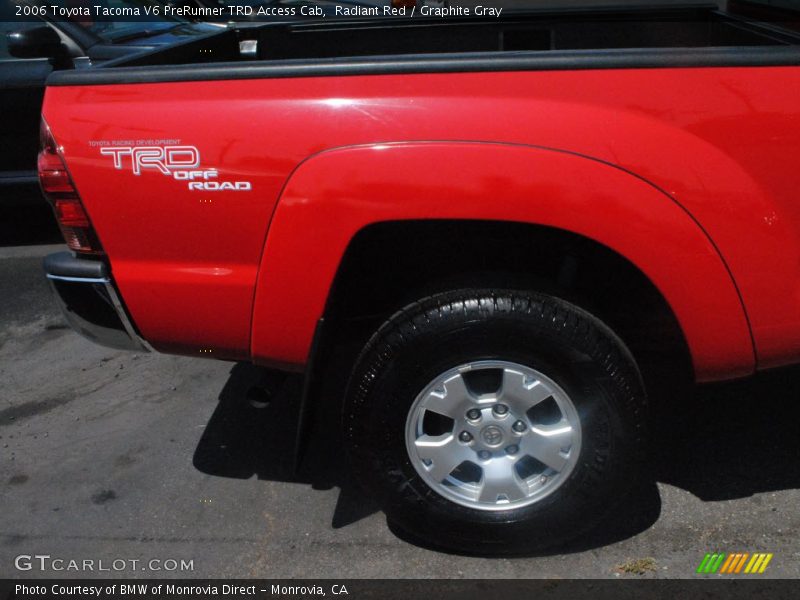 Radiant Red / Graphite Gray 2006 Toyota Tacoma V6 PreRunner TRD Access Cab