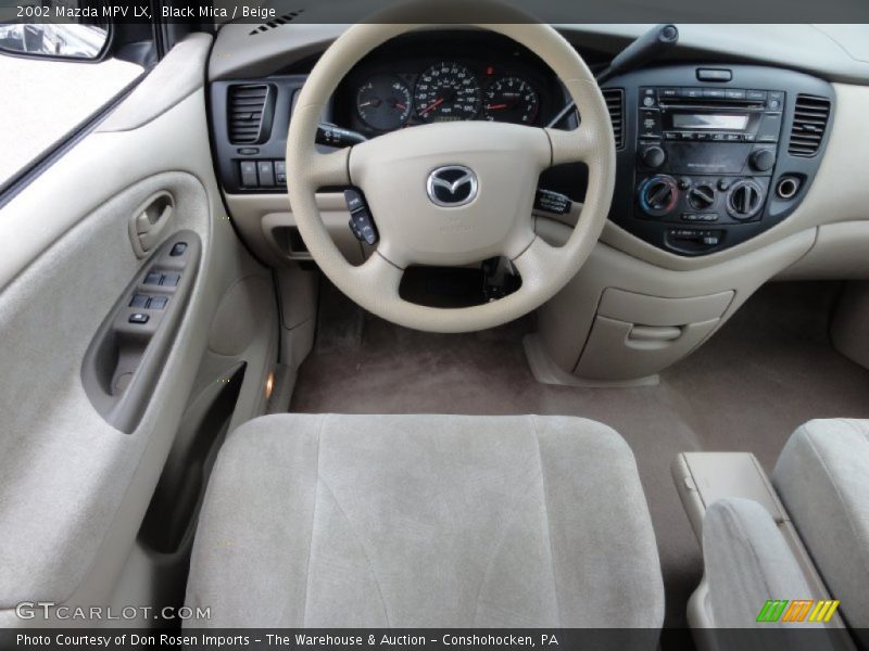 Black Mica / Beige 2002 Mazda MPV LX