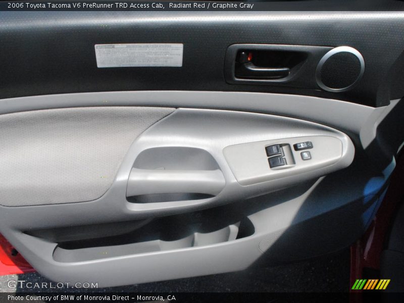 Radiant Red / Graphite Gray 2006 Toyota Tacoma V6 PreRunner TRD Access Cab