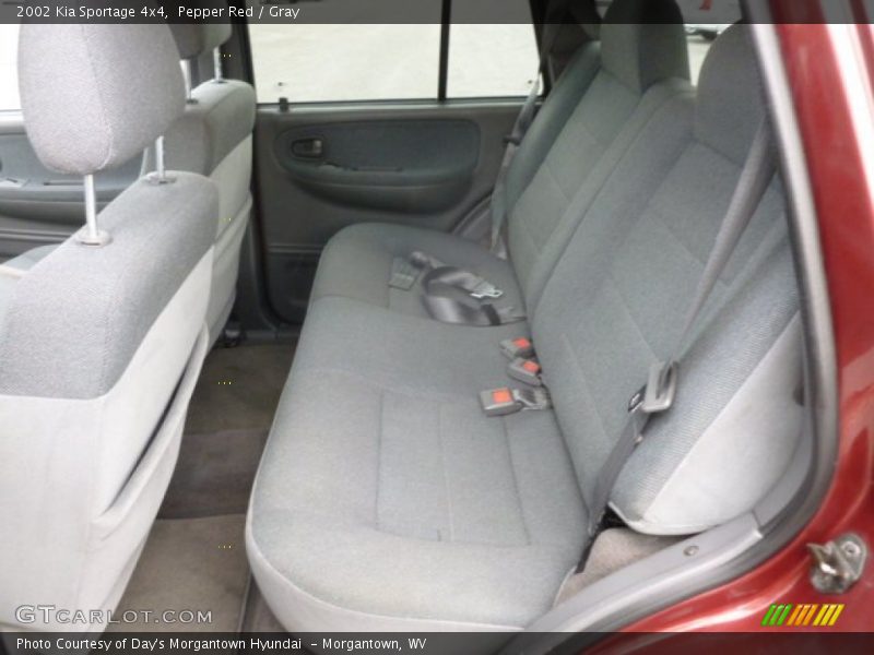 Pepper Red / Gray 2002 Kia Sportage 4x4