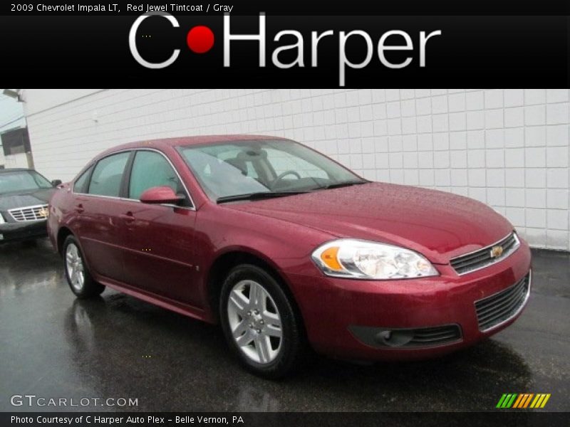 Red Jewel Tintcoat / Gray 2009 Chevrolet Impala LT