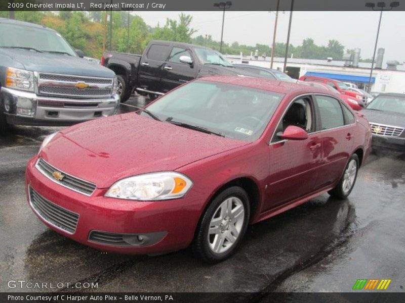 Red Jewel Tintcoat / Gray 2009 Chevrolet Impala LT