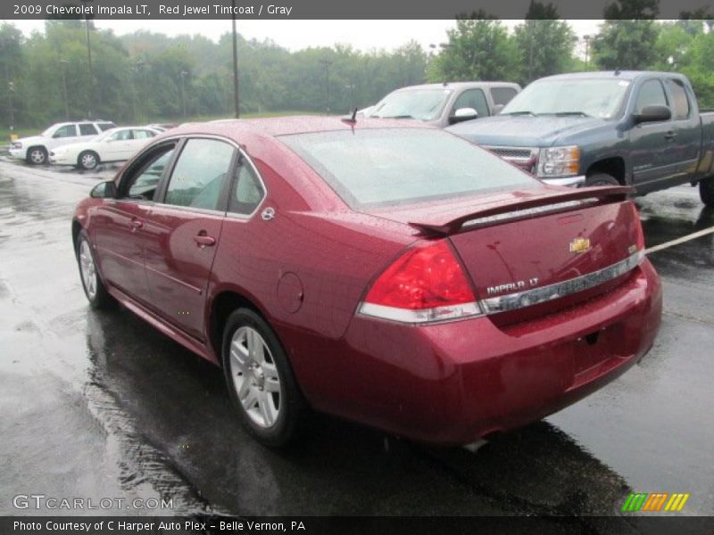 Red Jewel Tintcoat / Gray 2009 Chevrolet Impala LT