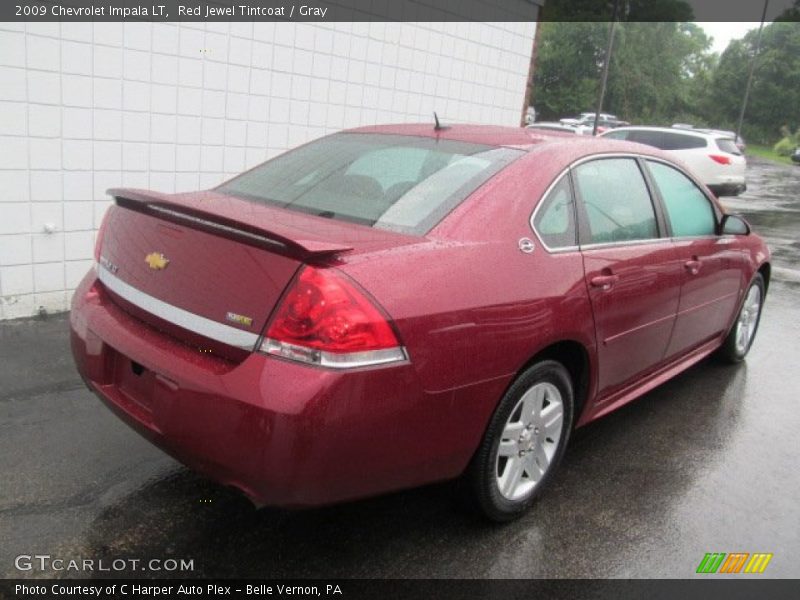 Red Jewel Tintcoat / Gray 2009 Chevrolet Impala LT