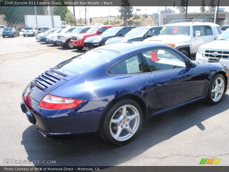 Midnight Blue Metallic / Black 2006 Porsche 911 Carrera Coupe