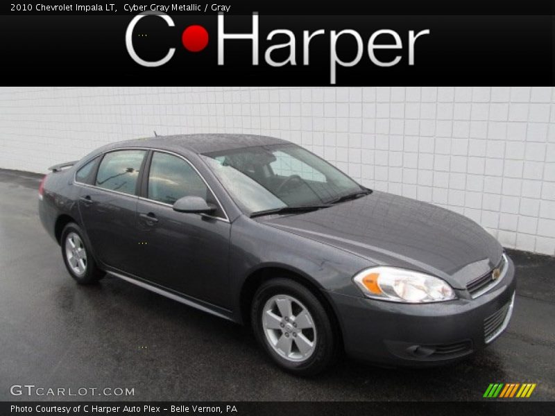 Cyber Gray Metallic / Gray 2010 Chevrolet Impala LT