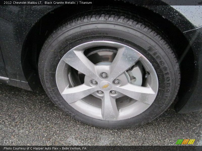 Black Granite Metallic / Titanium 2012 Chevrolet Malibu LT
