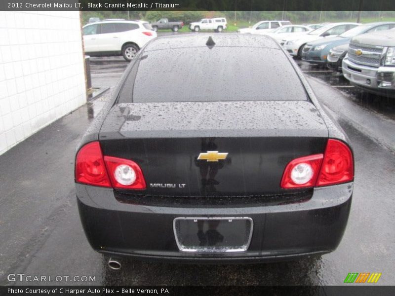 Black Granite Metallic / Titanium 2012 Chevrolet Malibu LT