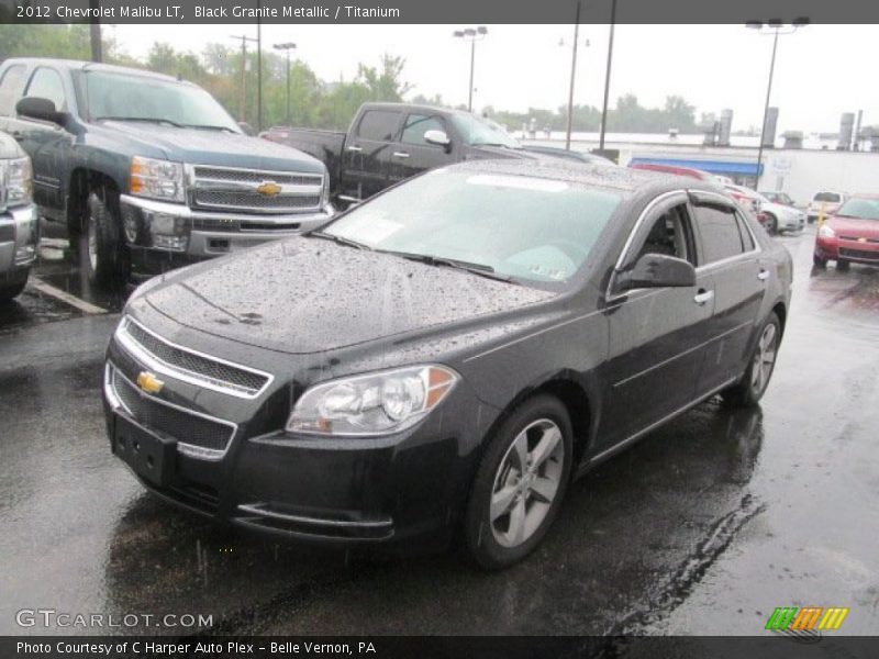 Black Granite Metallic / Titanium 2012 Chevrolet Malibu LT