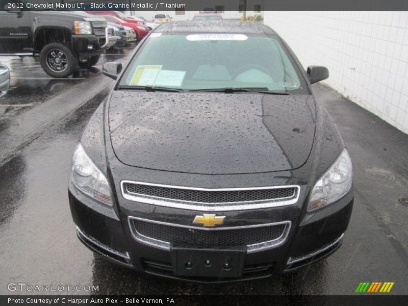 Black Granite Metallic / Titanium 2012 Chevrolet Malibu LT