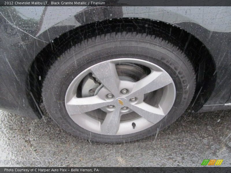 Black Granite Metallic / Titanium 2012 Chevrolet Malibu LT