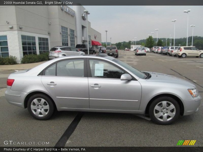 Bright Silver / Gray 2009 Hyundai Sonata GLS