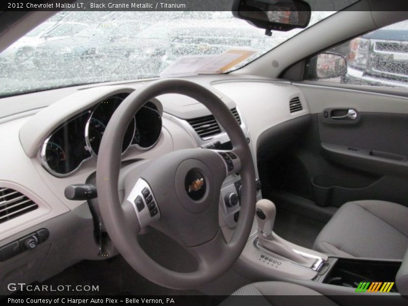 Black Granite Metallic / Titanium 2012 Chevrolet Malibu LT