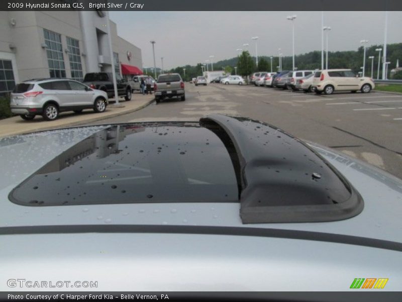 Bright Silver / Gray 2009 Hyundai Sonata GLS