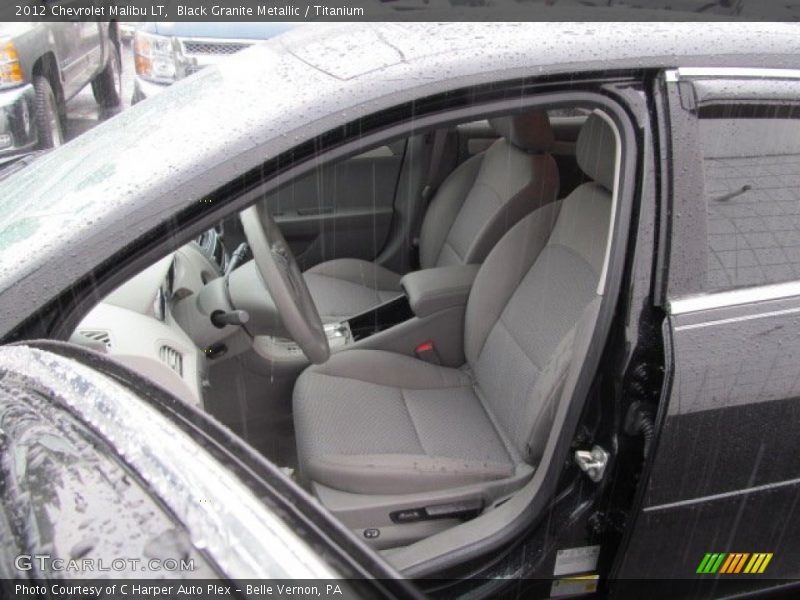Black Granite Metallic / Titanium 2012 Chevrolet Malibu LT