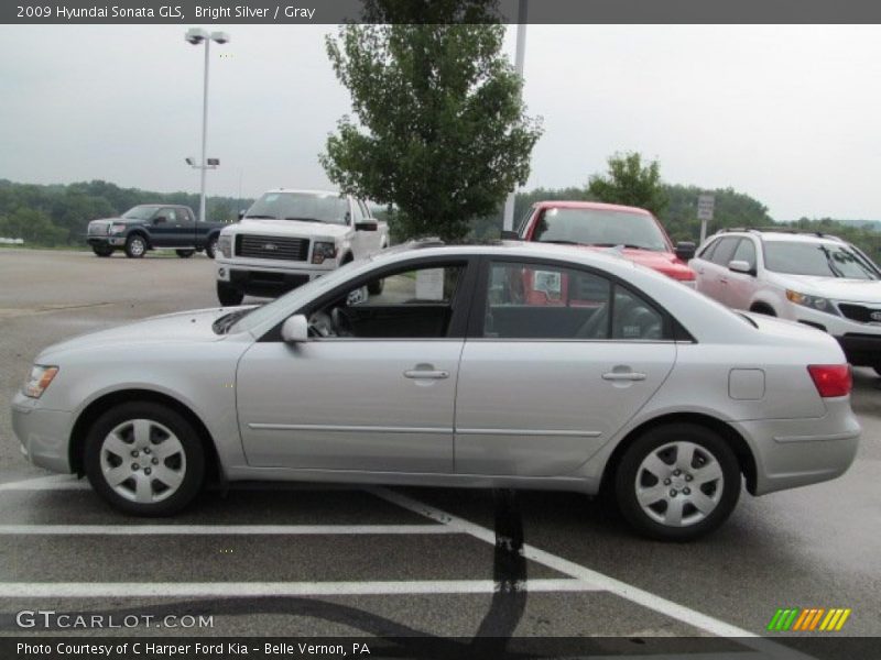 Bright Silver / Gray 2009 Hyundai Sonata GLS