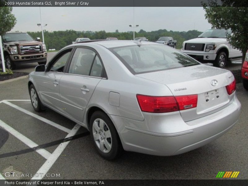 Bright Silver / Gray 2009 Hyundai Sonata GLS