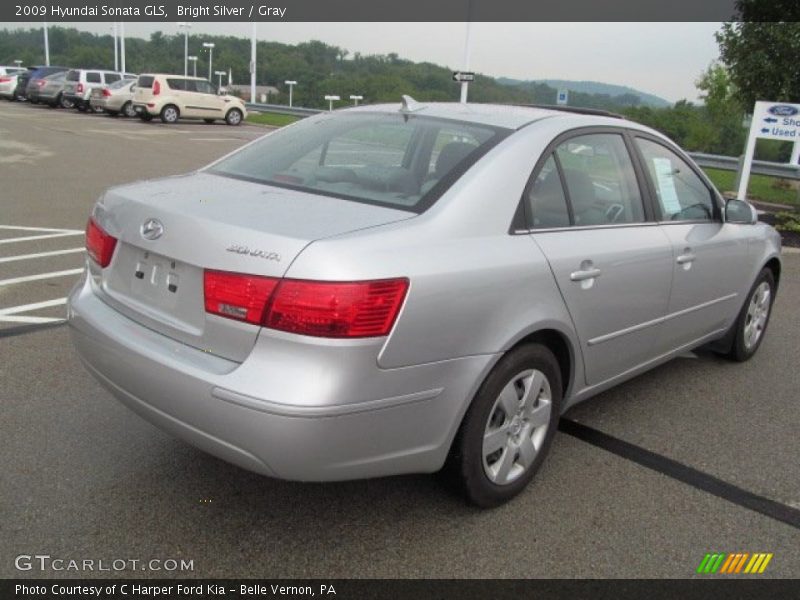 Bright Silver / Gray 2009 Hyundai Sonata GLS