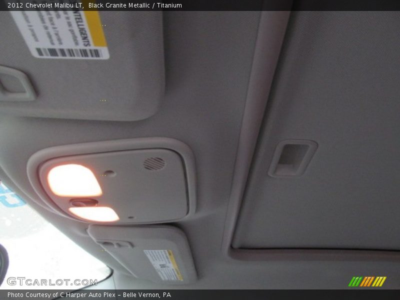 Black Granite Metallic / Titanium 2012 Chevrolet Malibu LT