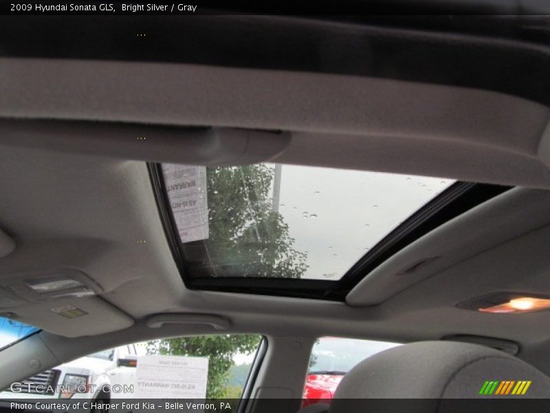 Bright Silver / Gray 2009 Hyundai Sonata GLS