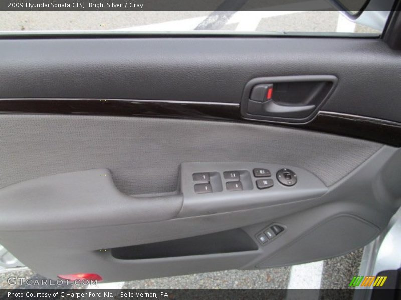 Bright Silver / Gray 2009 Hyundai Sonata GLS