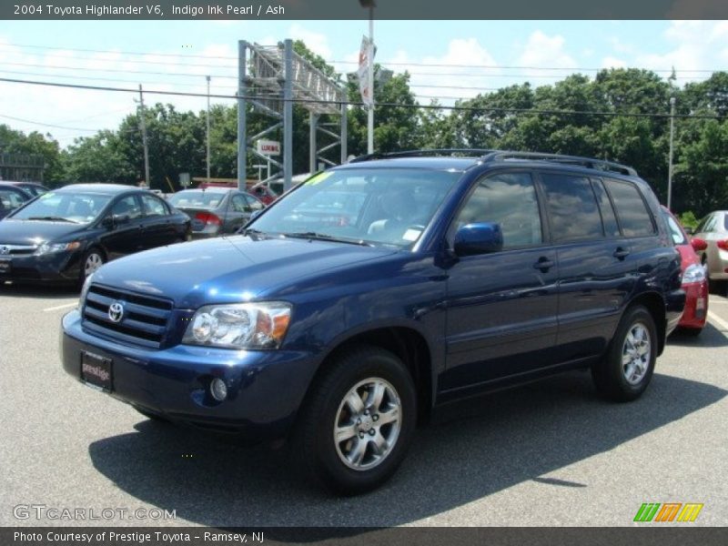 Indigo Ink Pearl / Ash 2004 Toyota Highlander V6