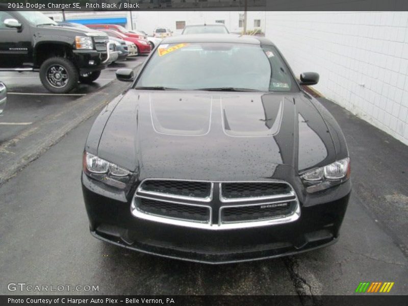 Pitch Black / Black 2012 Dodge Charger SE