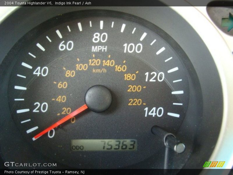 Indigo Ink Pearl / Ash 2004 Toyota Highlander V6
