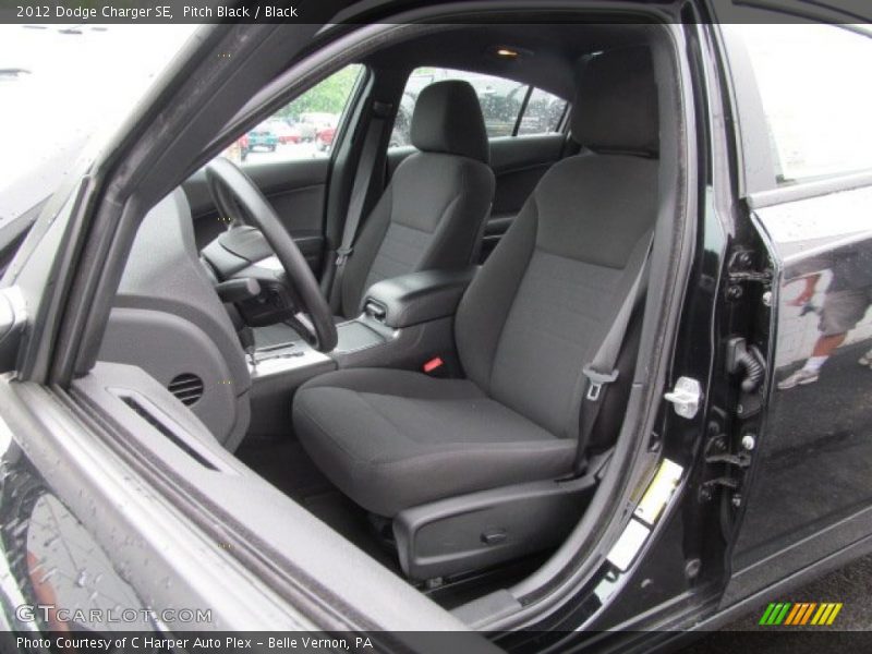 Pitch Black / Black 2012 Dodge Charger SE