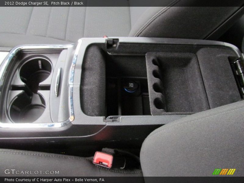 Pitch Black / Black 2012 Dodge Charger SE